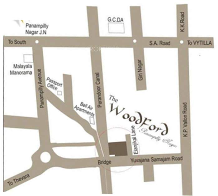 wood ford Images for Location Plan of Jain Wood Ford