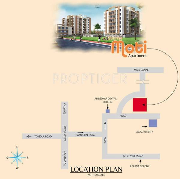 sunrise-sai-developer moti-apartment Location Plan