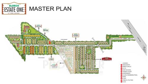 Images for Master Plan of Eldeco Estate One Plots one-plots Images for Master Plan of Eldeco Estate One Plots