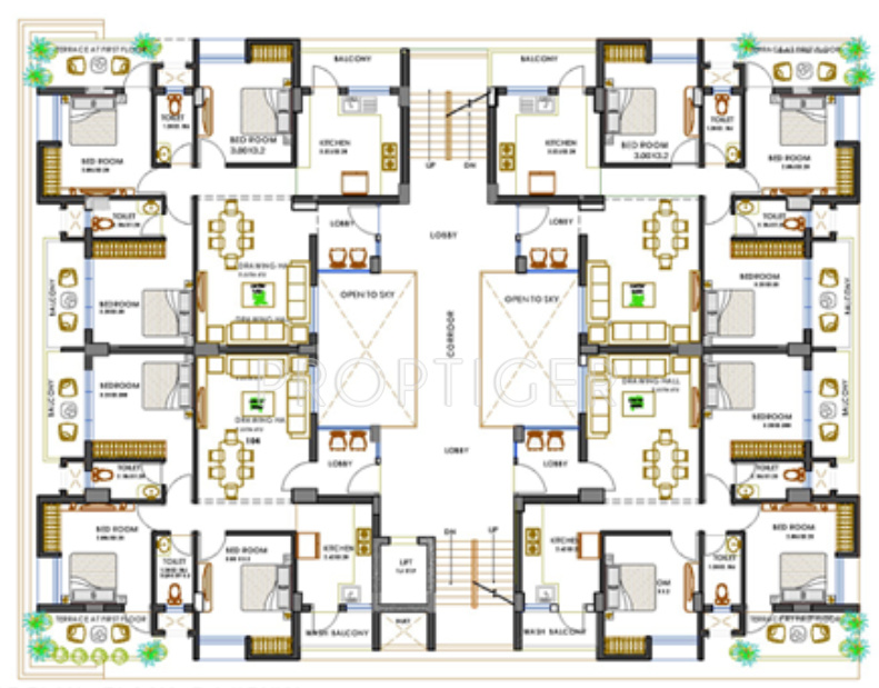 Images for Cluster Plan of Sumangal Sumangal Vihar Apartments