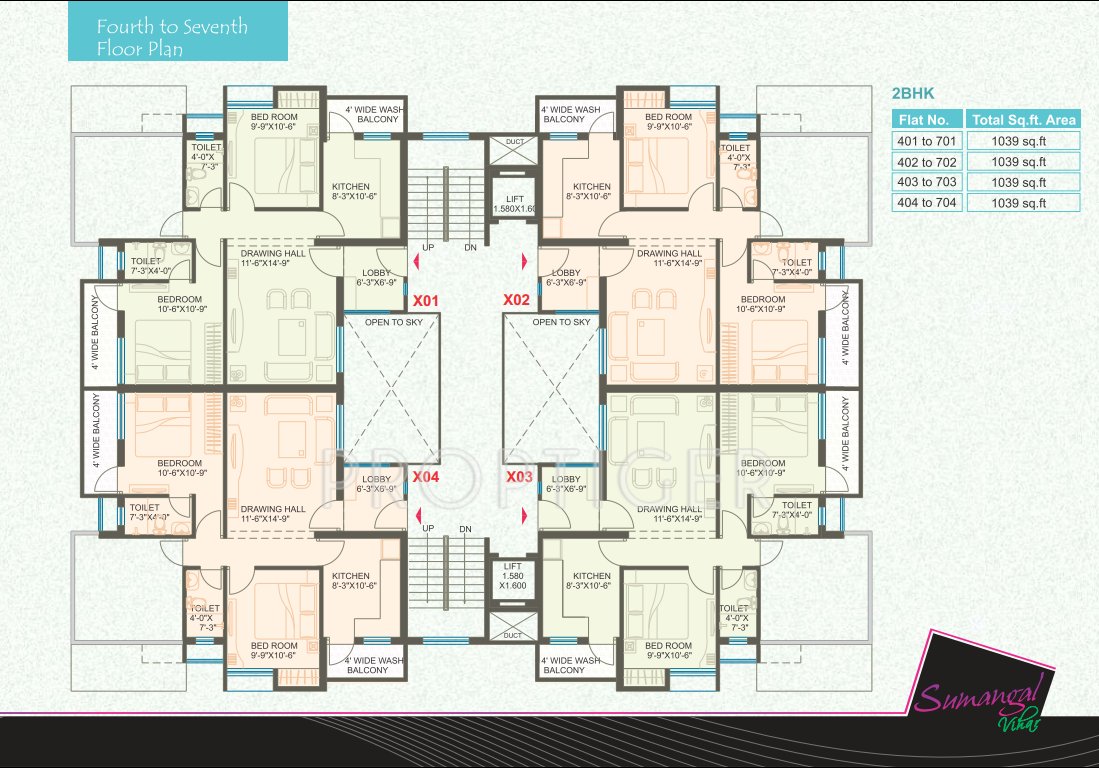 Images for Cluster Plan of Sumangal Sumangal Vihar Apartments