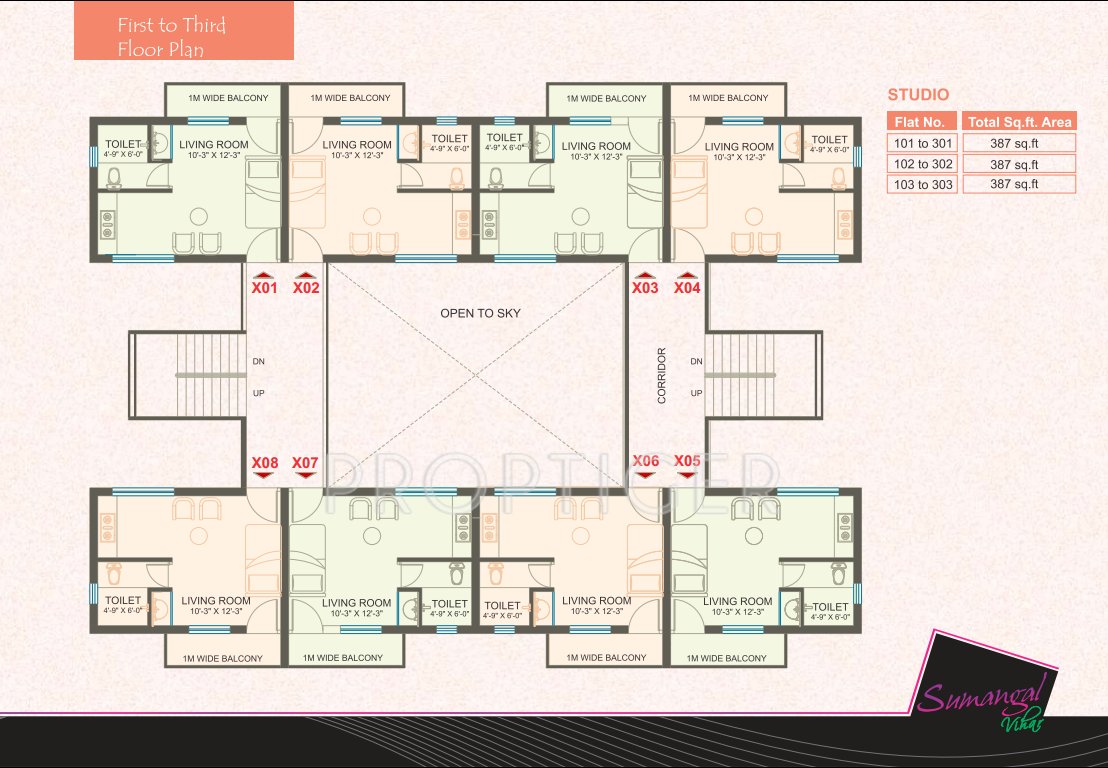 Images for Cluster Plan of Sumangal Sumangal Vihar Apartments