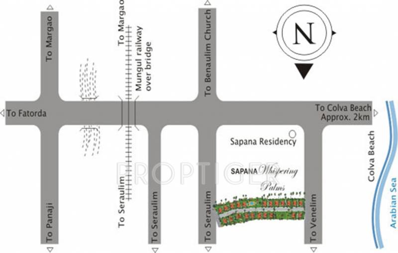 Images for Location Plan of Nanu Sapana Whispering Palms