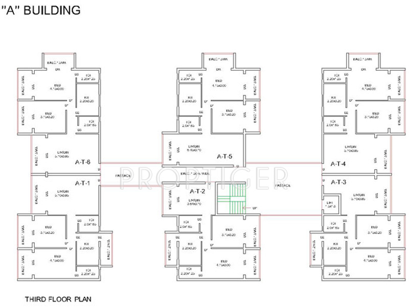 Images for Cluster Plan of GoodLuck Hillside Residency Apartment