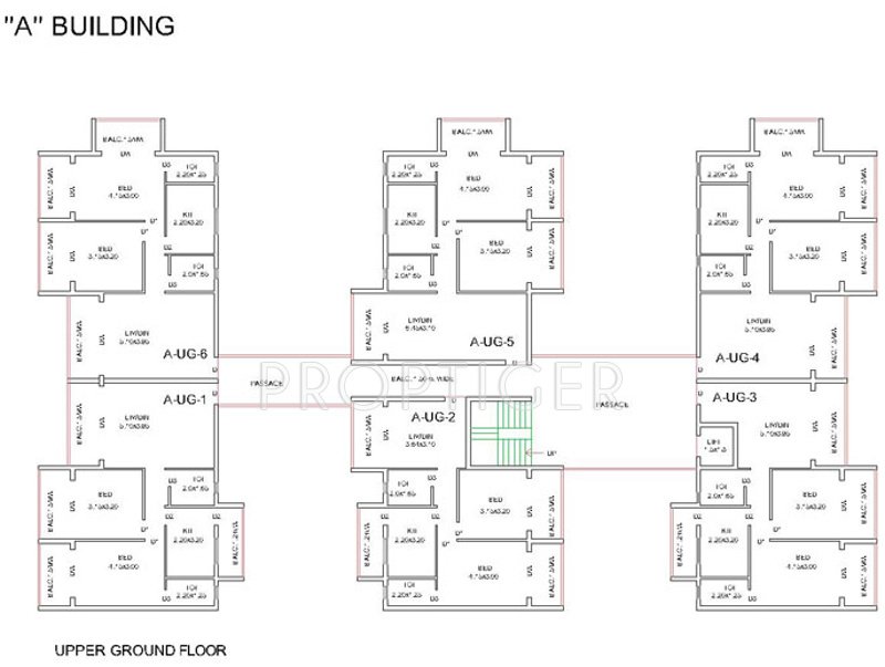 Images for Cluster Plan of GoodLuck Hillside Residency Apartment