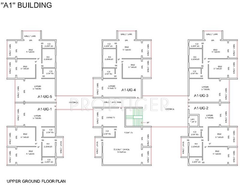 Images for Cluster Plan of GoodLuck Hillside Residency Apartment