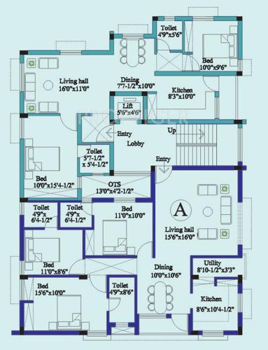 Images for Cluster Plan of Kirthika Elite Enclave