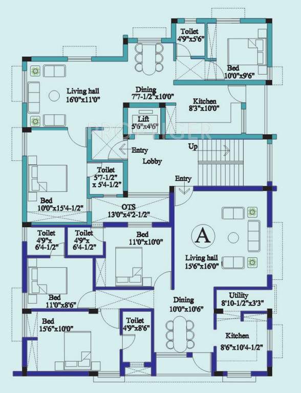 Images for Cluster Plan of Kirthika Elite Enclave