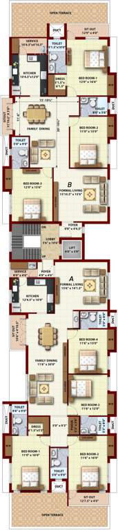 Images for Cluster Plan of Kgeyes Residency Sri Rekha