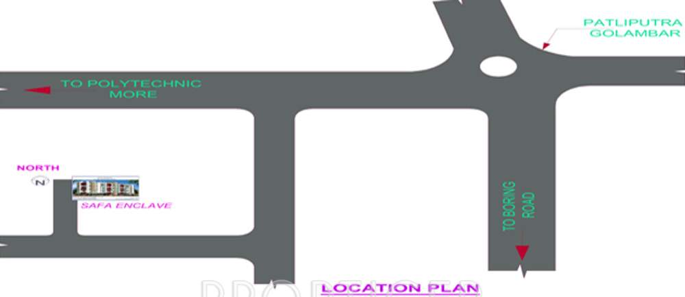 niagaree builders safa enclave Location Plan
