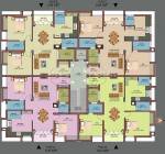 blossom-property-developers daisy Cluster Plan from 1st to 4th Floor