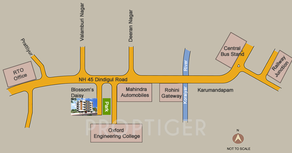 blossom property developers daisy Location Plan