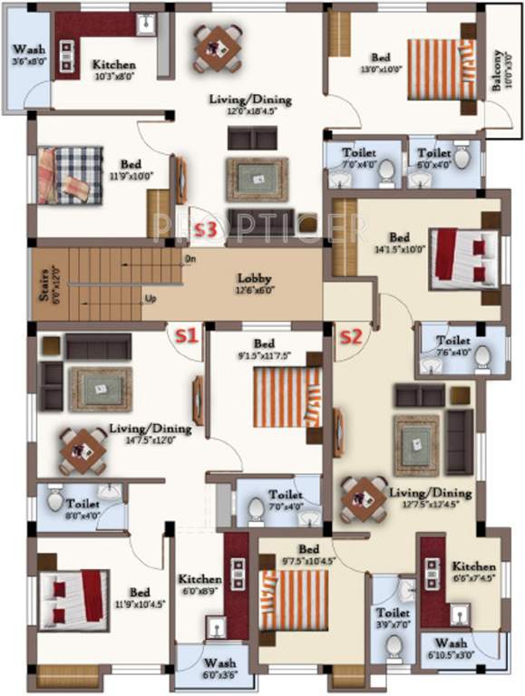 Images for Cluster Plan of SKR Sun Bright Garden