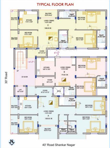 Images for Cluster Plan of Kirthika Bheema Residency