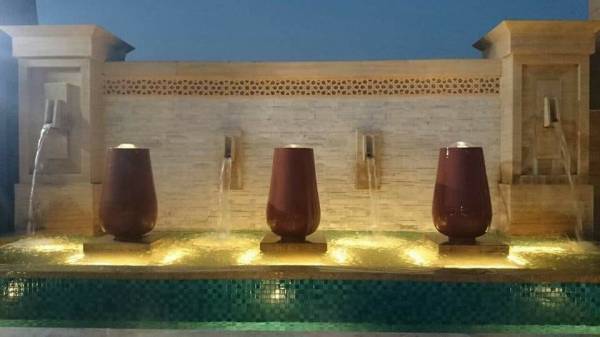 Fountains amenities of Shalimar Garden Bay Villa