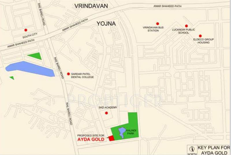  gold Images for Location Plan of Ayda Estates Pvt Ltd Gold