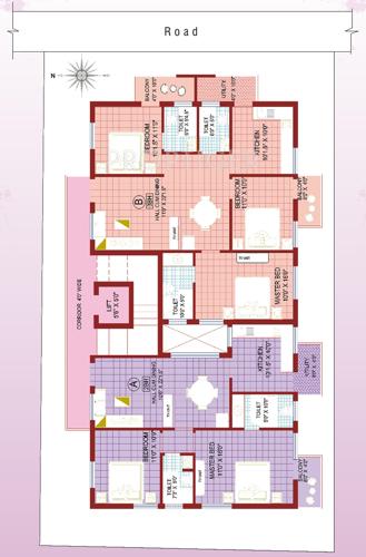 Images for Cluster Plan of Kirthika Purple Nest