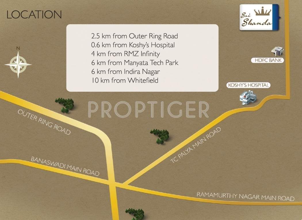 skanda Images for Location Plan of Sai Developers Bangalore Skanda