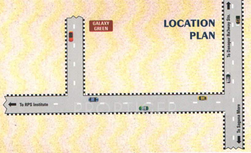 niagaree builders galaxy green Location Plan