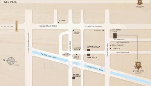  sheraton-luxury Images for Location Plan of Raghuvir Sheraton Luxury