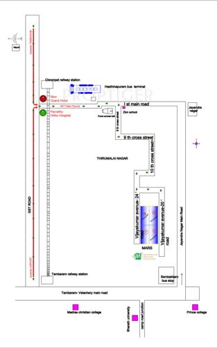 Images for Location Plan of Mars Builders And Real Estates Private Limited Dhanam Apartments