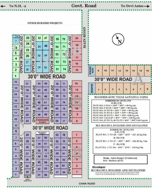 Images for Layout Plan of Maurya Shree Kunj Vihar 1 Images for Layout Plan of Maurya Shree Kunj Vihar 1