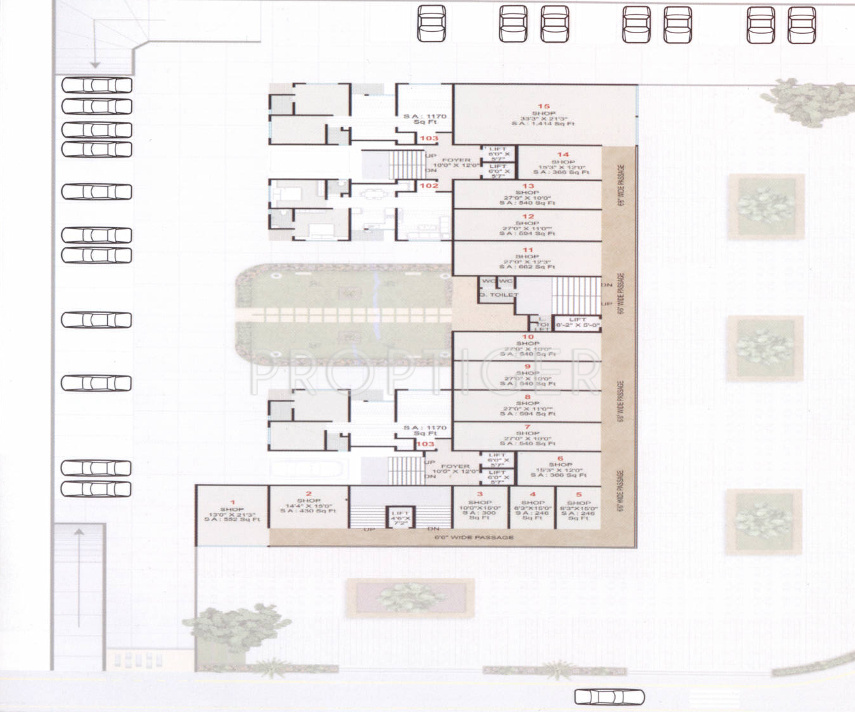 Images for Cluster Plan of Mauly Coral Palace