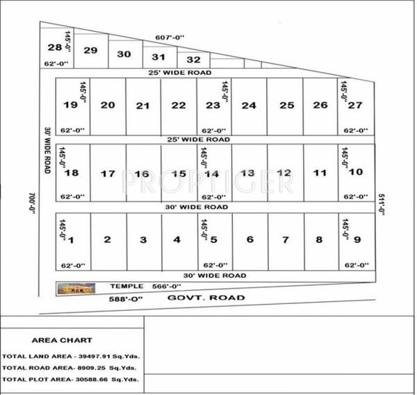 maurya-builders-and-developers shree-kunj-vihar-ii Layout Plan