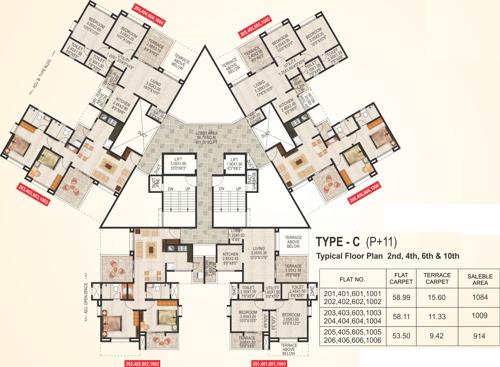 Images for Cluster Plan of Chandrarang Opus 77 opus-77 Images for Cluster Plan of Chandrarang Opus 77