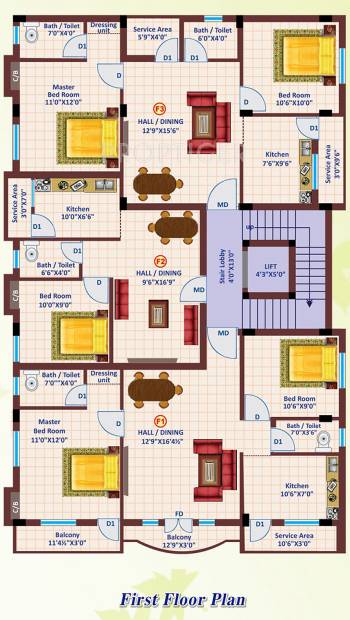 Images for Cluster Plan of Sterling Adrushta Homes