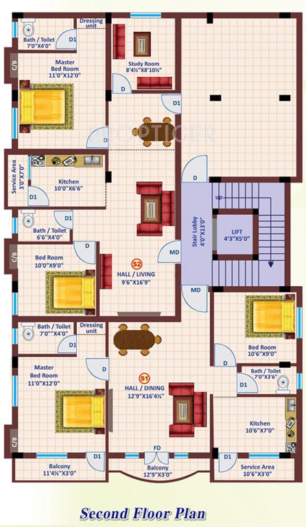 Images for Cluster Plan of Sterling Adrushta Homes