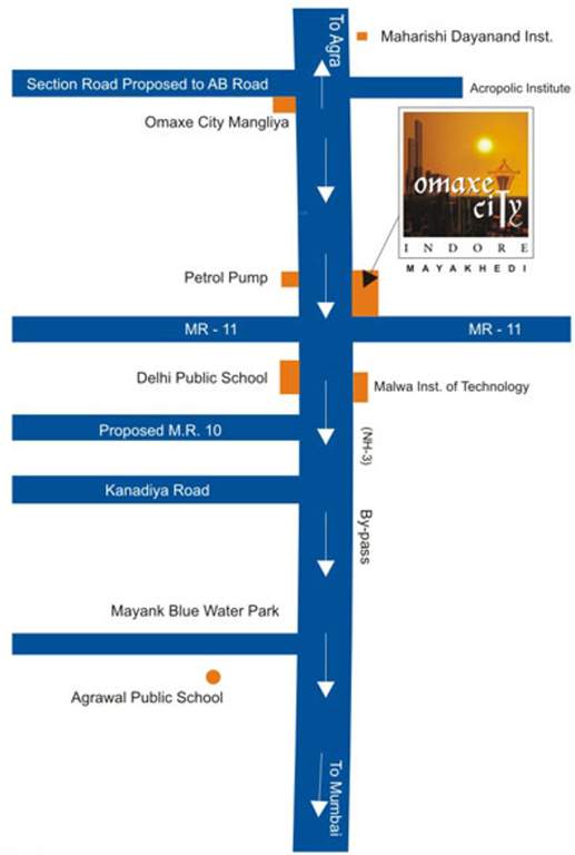 city plots Images for Location Plan of Omaxe City Plots