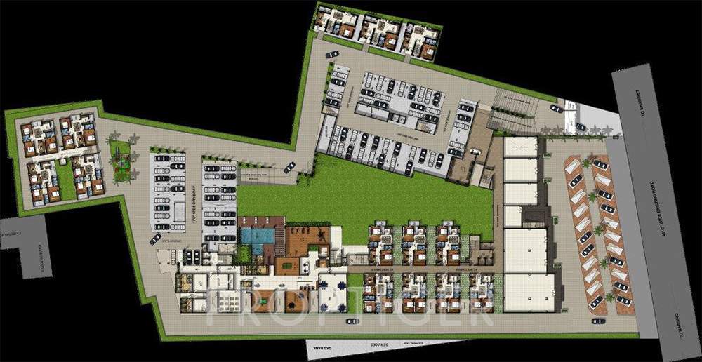  green living Images for Cluster Plan of Gowra Green Living