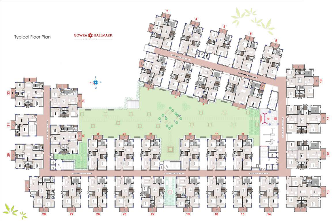  green living Images for Cluster Plan of Gowra Green Living