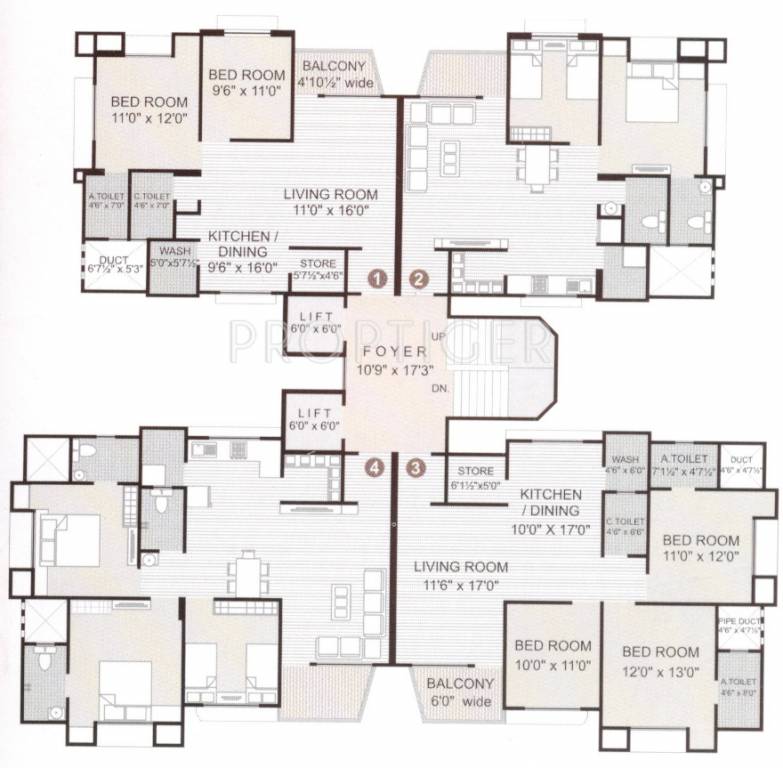 Images for Cluster Plan of Raj Heights