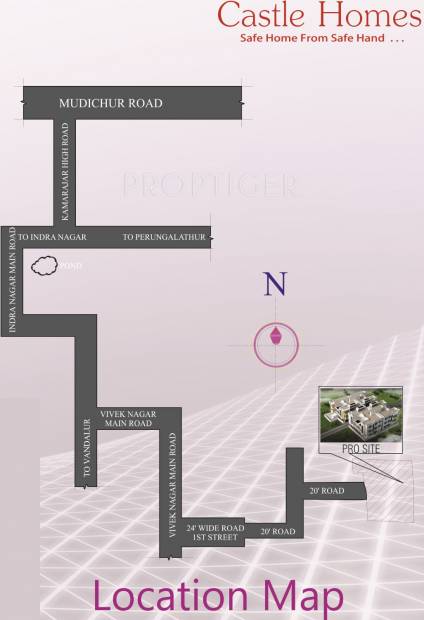  castle-homes Images for Location Plan of KJ Castle Homes