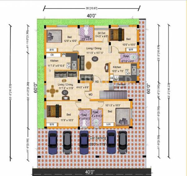Images for Cluster Plan of SPS Asthalakshmi Nagar