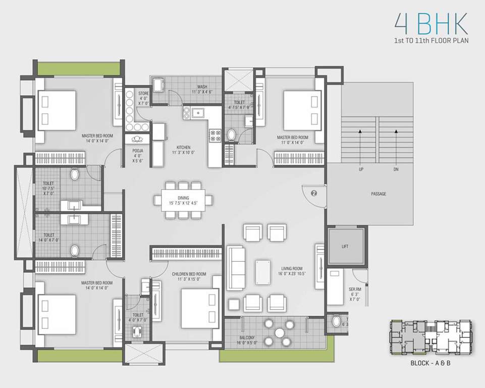  elita Block A Cluster Plan