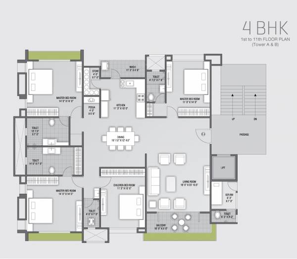 elita Block B Cluster Plan