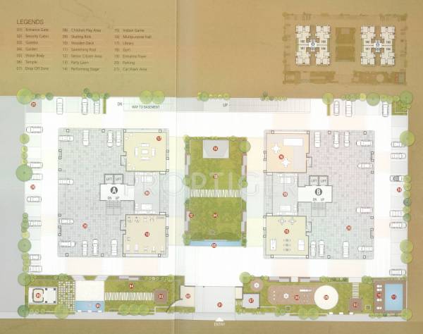 Images for Cluster Plan of Shubh Santvan Excella Images for Cluster Plan of Shubh Santvan Excella