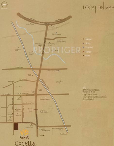Images for Location Plan of Shubh Santvan Excella Images for Location Plan of Shubh Santvan Excella