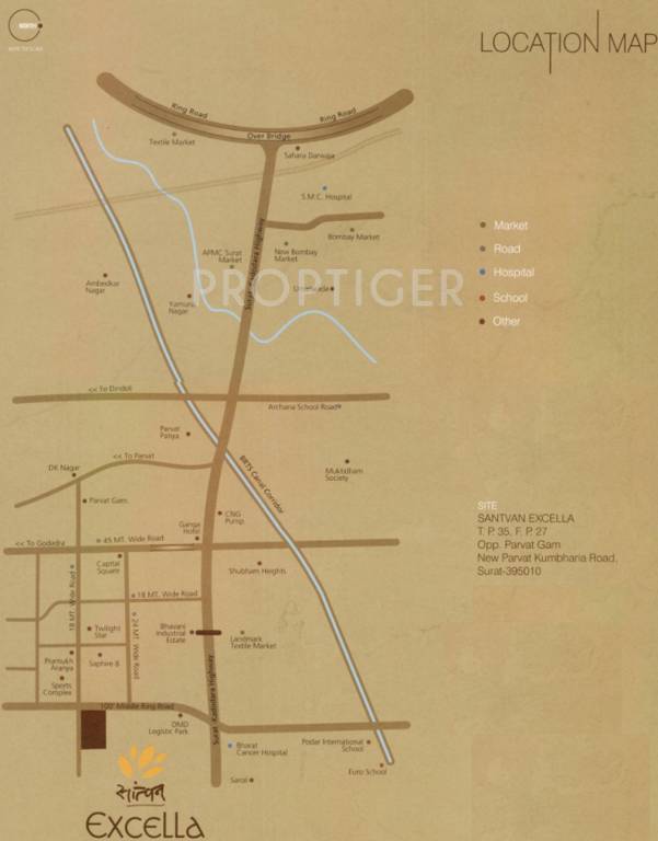 Images for Location Plan of Shubh Santvan Excella
