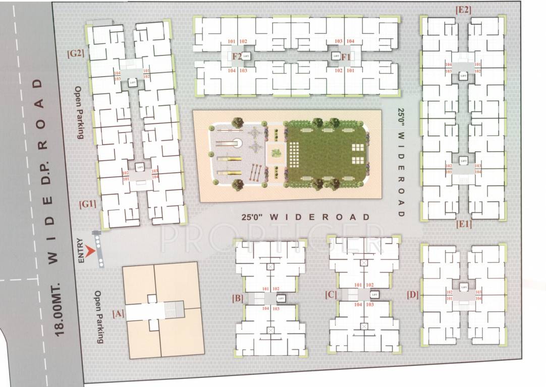 Images for Layout Plan of Param Radhe Krishna Residency
