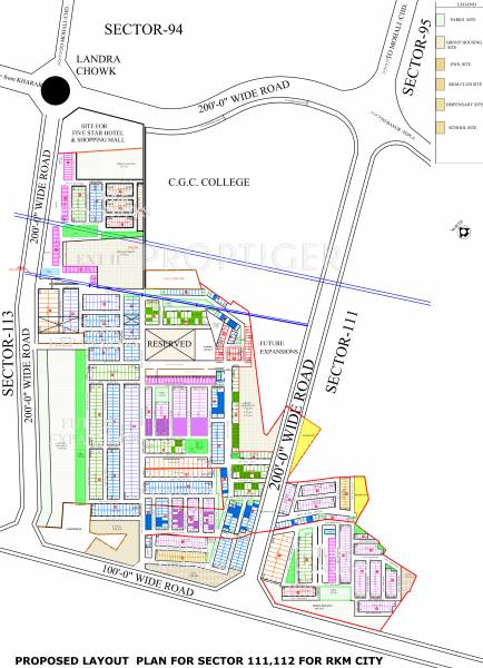 Images for Layout Plan of RKM City Plots