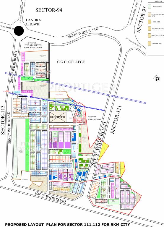 Images for Layout Plan of RKM City Plots