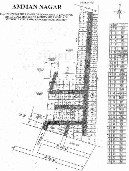 Images for Layout Plan of GSN Mannivakkam Amman Nagar