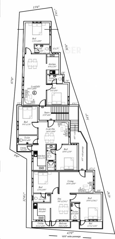 Images for Cluster Plan of Suprabhatham Pazhavanthangal Flats