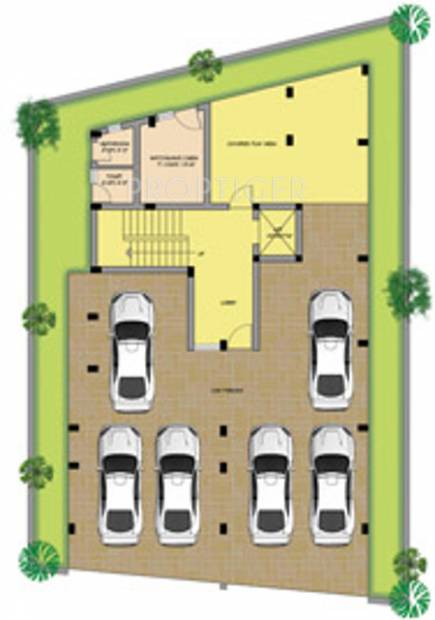 apaar-creations-private-ltd glory Glory Cluster Plan for ground Floor