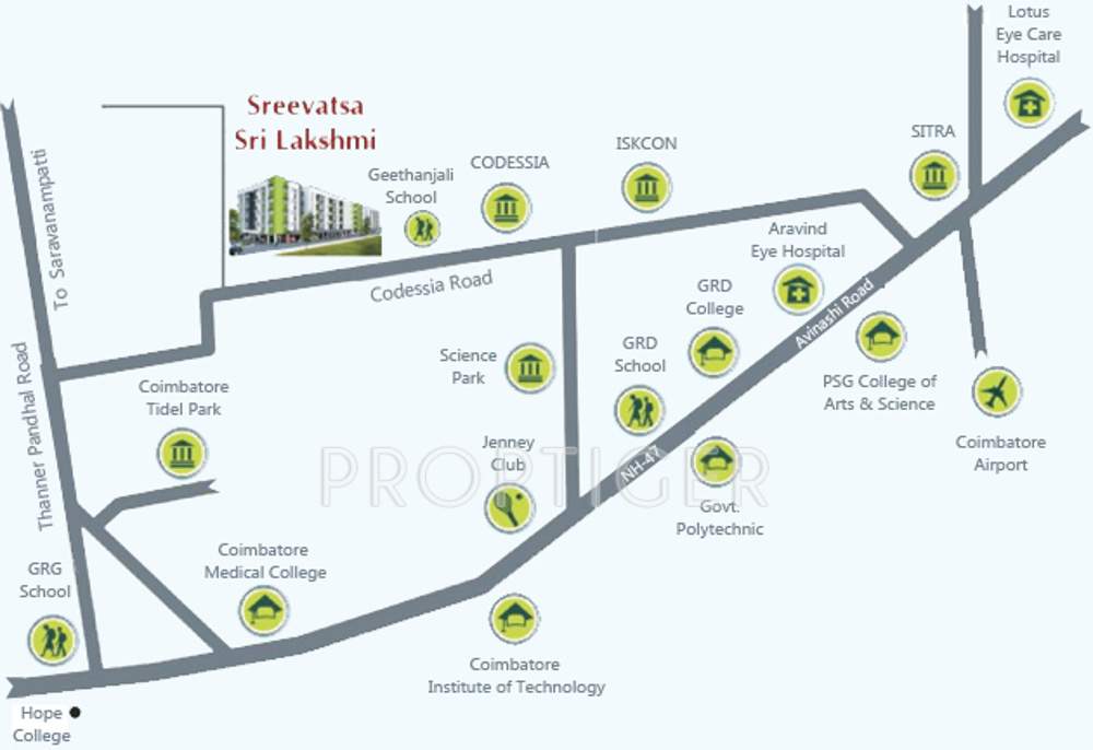  sri lakshmi Images for Location Plan of Sreevatsa Sri Lakshmi