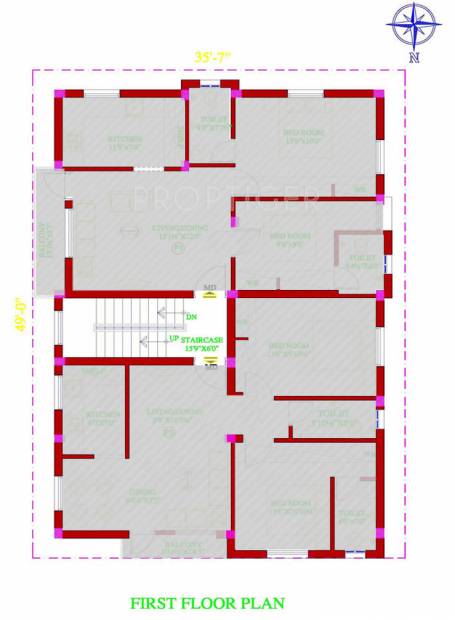aashriwad emerald Cluster Plan for 1st Floor